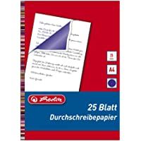 Herlitz Pencil Carbon Paper - Papel carbón (25 unidades)